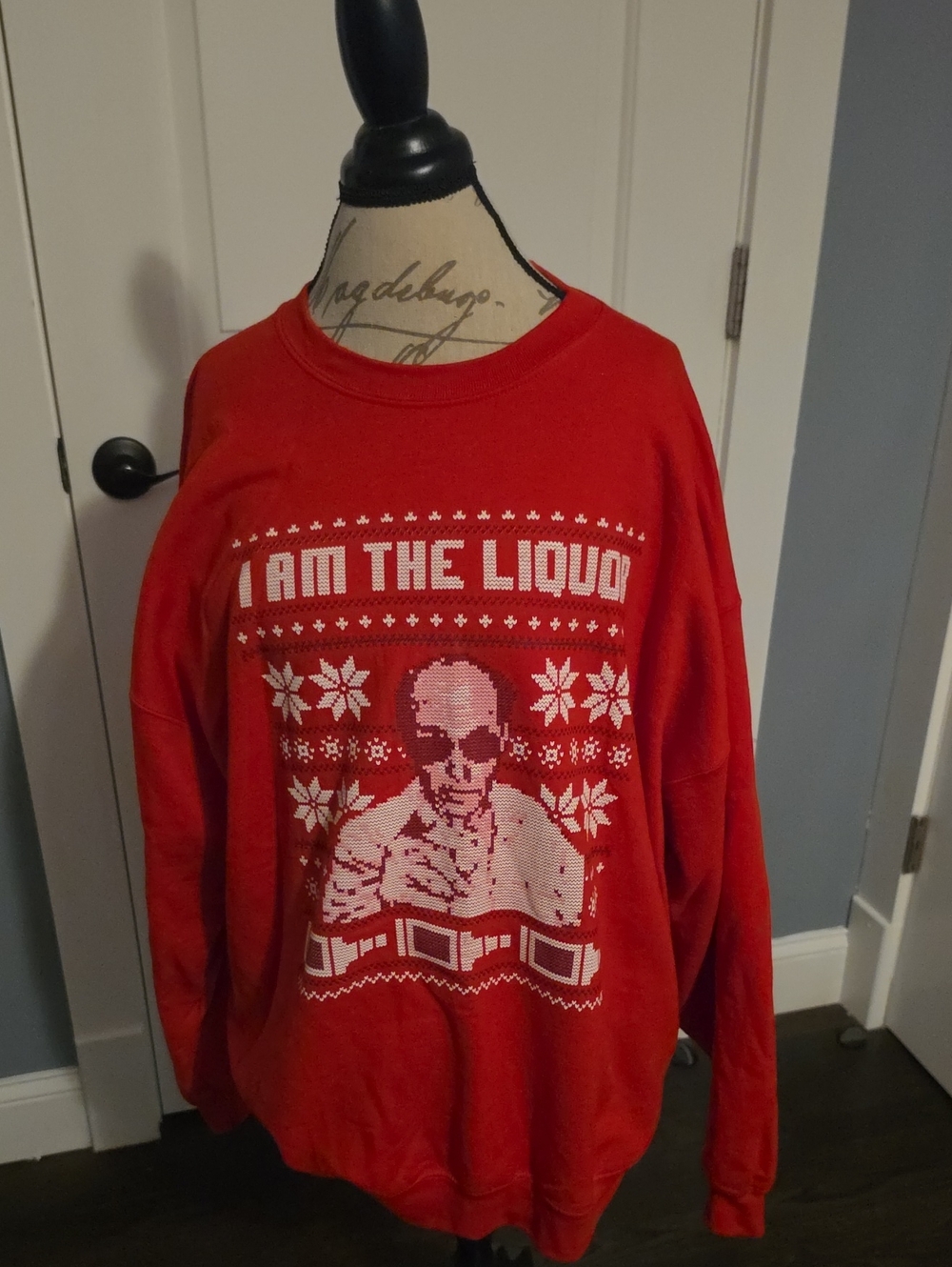 Trailer Park Boys Graphic Holiday Sweatshirt - I AM THE LIQUOR